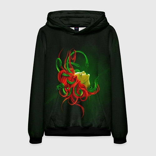 Мужская толстовка Медуза Горгона / 3D-Черный – фото 1