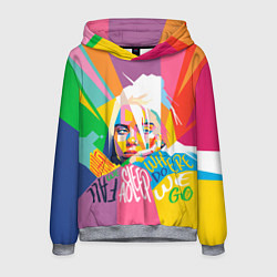 Толстовка-худи мужская BILLIE EILISH, цвет: 3D-меланж