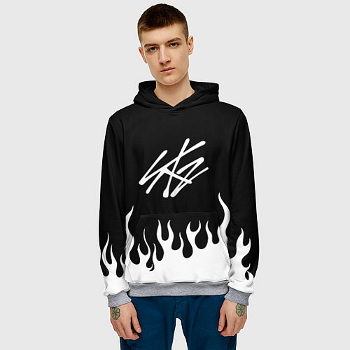 Мужская толстовка Stray Kids / 3D-Меланж – фото 3