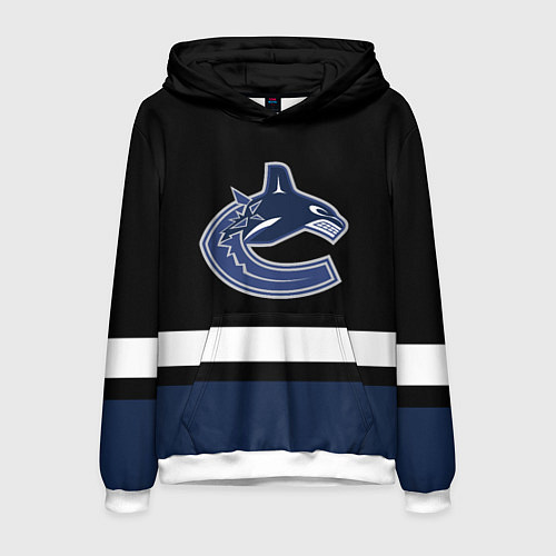 Мужская толстовка Vancouver Canucks / 3D-Белый – фото 1