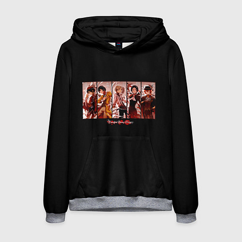 Мужская толстовка Великий из бродячих псов / 3D-Меланж – фото 1