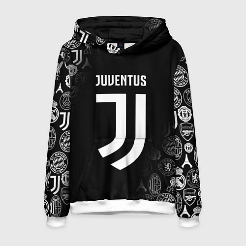 Мужская толстовка JUVENTUS / 3D-Белый – фото 1