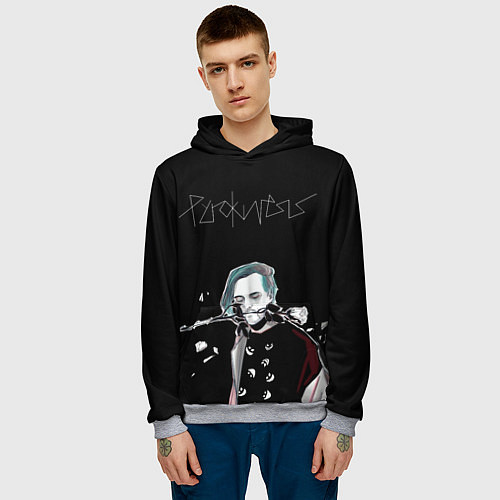 Мужская толстовка PYROKINESIS / 3D-Меланж – фото 3
