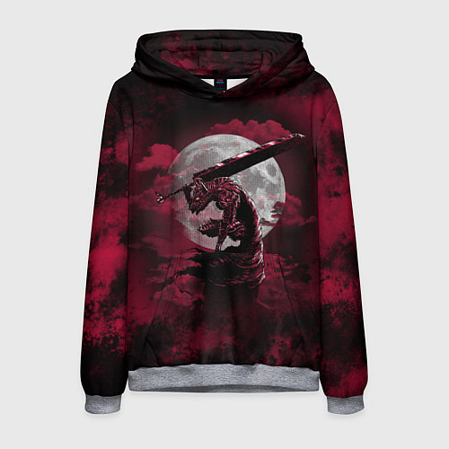 Мужская толстовка BERSERK / 3D-Меланж – фото 1