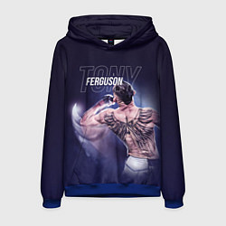 Толстовка-худи мужская Tony Ferguson, цвет: 3D-синий