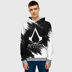 Толстовка-худи мужская ASSASSINS CREED, цвет: 3D-меланж — фото 2