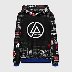 Толстовка-худи мужская LINKIN PARK, цвет: 3D-синий