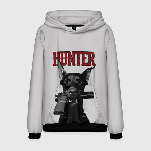 Мужская толстовка HUNTER / 3D-Черный – фото 1