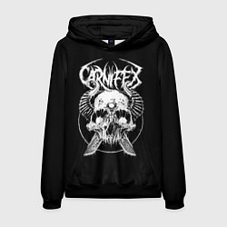 Толстовка-худи мужская Carnifex, цвет: 3D-черный