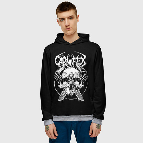 Мужская толстовка Carnifex / 3D-Меланж – фото 3