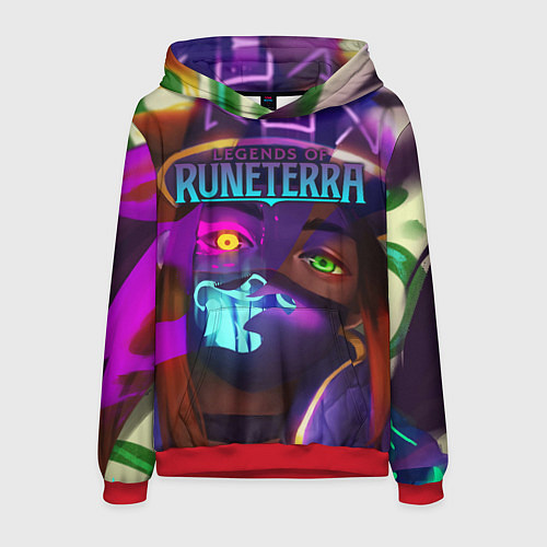Мужская толстовка Legends of Runeterra / 3D-Красный – фото 1