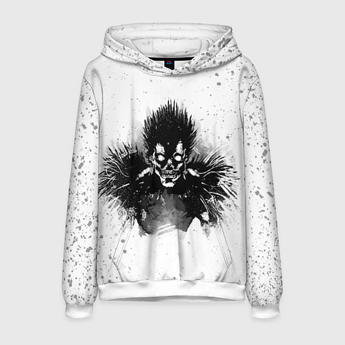 Мужская толстовка Рюк черный шинигами / 3D-Белый – фото 1
