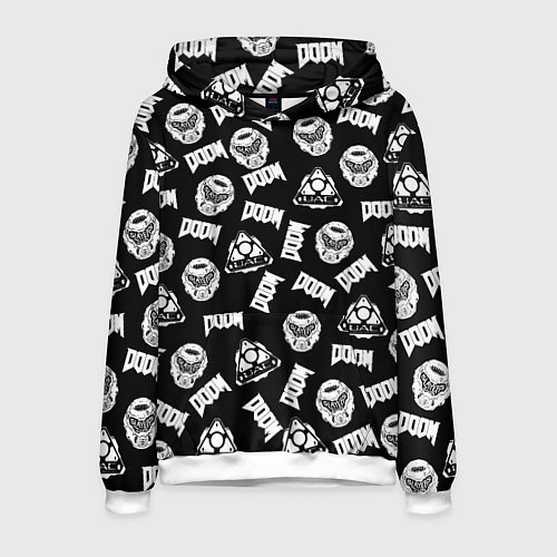 Мужская толстовка Doom Eternal / 3D-Белый – фото 1