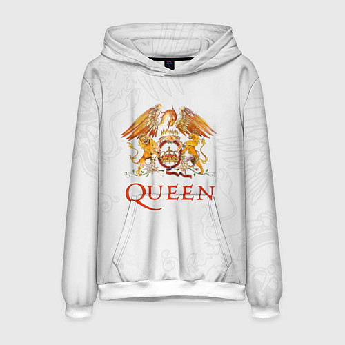 Мужская толстовка Queen / 3D-Белый – фото 1