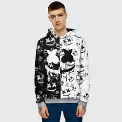 Толстовка-худи мужская Fortnite & Marshmello, цвет: 3D-меланж — фото 2