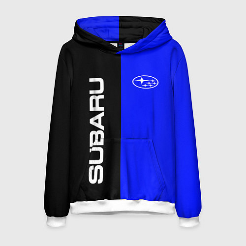 Мужская толстовка SUBARU / 3D-Белый – фото 1