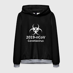 Мужская толстовка NCoV-2019: Coronavirus