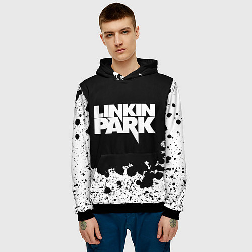 Мужская толстовка LINKIN PARK / 3D-Черный – фото 3