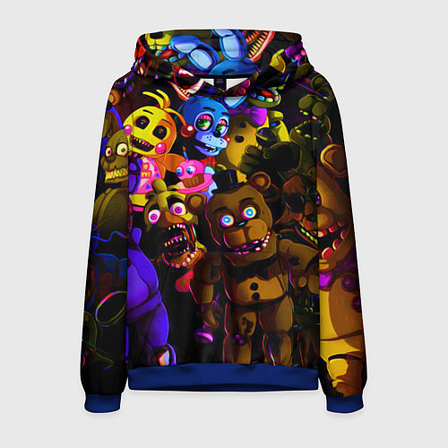 Мужская толстовка Five Nights At Freddy's / 3D-Синий – фото 1