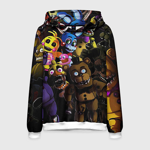 Мужская толстовка Five Nights At Freddy's / 3D-Белый – фото 1
