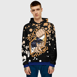 Толстовка-худи мужская JoJo Bizarre Adventure, цвет: 3D-синий — фото 2