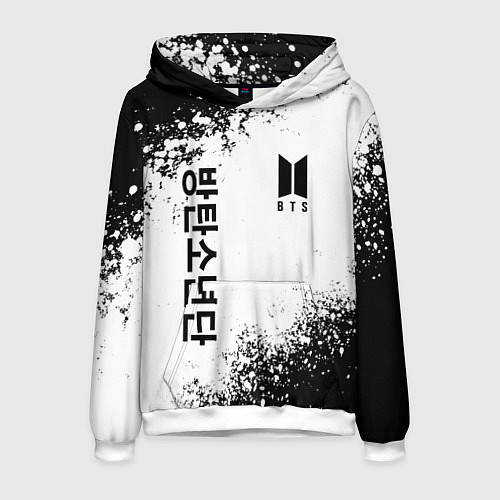 Мужская толстовка BTS / 3D-Белый – фото 1