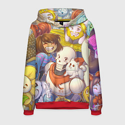 Толстовка-худи мужская UNDERTALE, цвет: 3D-красный