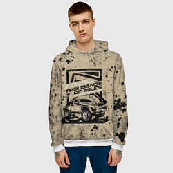 Толстовка-худи мужская OffRoad Team, цвет: 3D-белый — фото 2