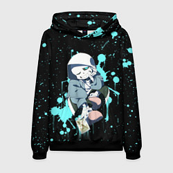 Толстовка-худи мужская UNDERTALE, цвет: 3D-черный