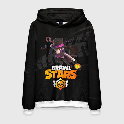 Мужская толстовка Brawl stars Mortis Мортис / 3D-Белый – фото 1