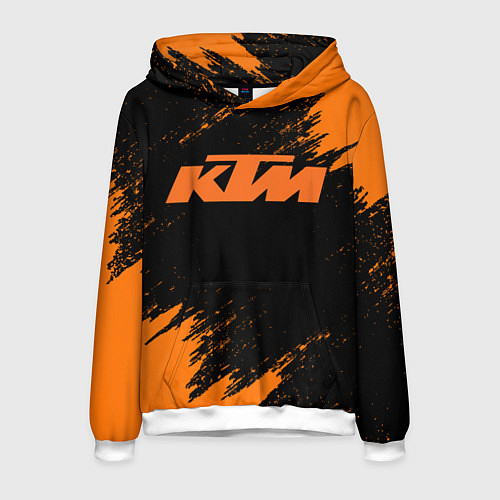 Мужская толстовка KTM / 3D-Белый – фото 1