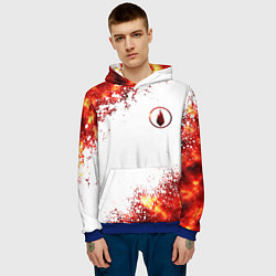 Толстовка-худи мужская Thousand Foot Krutch, цвет: 3D-синий — фото 2