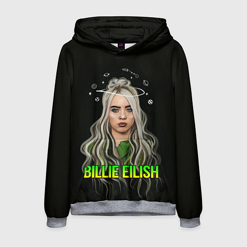 Мужская толстовка BILLIE EILISH / 3D-Меланж – фото 1