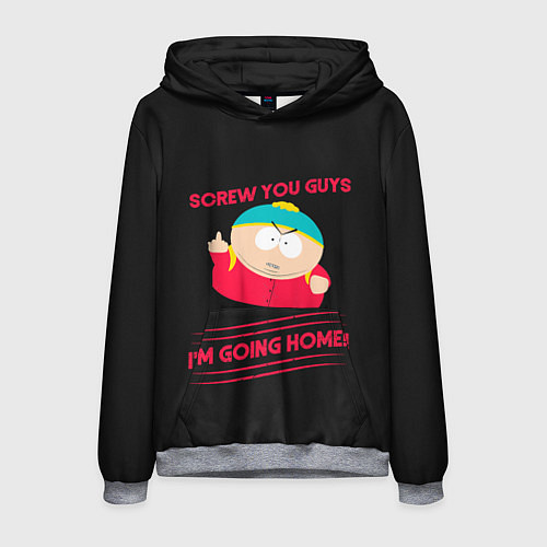 Мужская толстовка Cartman / 3D-Меланж – фото 1