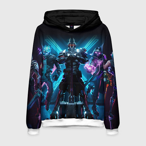 Мужская толстовка FORTNITE / 3D-Белый – фото 1