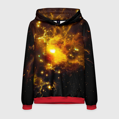 Мужская толстовка Space / 3D-Красный – фото 1