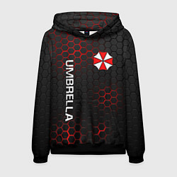 Толстовка-худи мужская UMBRELLA CORP, цвет: 3D-черный