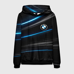 Толстовка-худи мужская BMW, цвет: 3D-черный