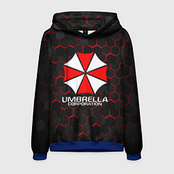 Толстовка-худи мужская UMBRELLA CORP, цвет: 3D-синий