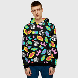 Толстовка-худи мужская STRANGER THINGS, цвет: 3D-черный — фото 2