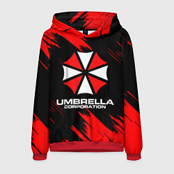 Толстовка-худи мужская Umbrella Corporation, цвет: 3D-красный