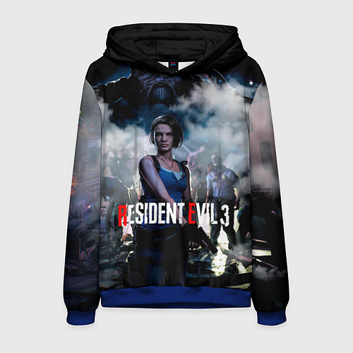Мужская толстовка RESIDENT EVIL 3 / 3D-Синий – фото 1