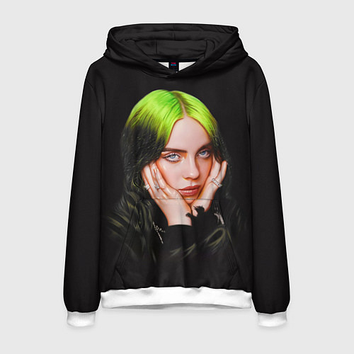 Мужская толстовка BILLIE EILISH / 3D-Белый – фото 1