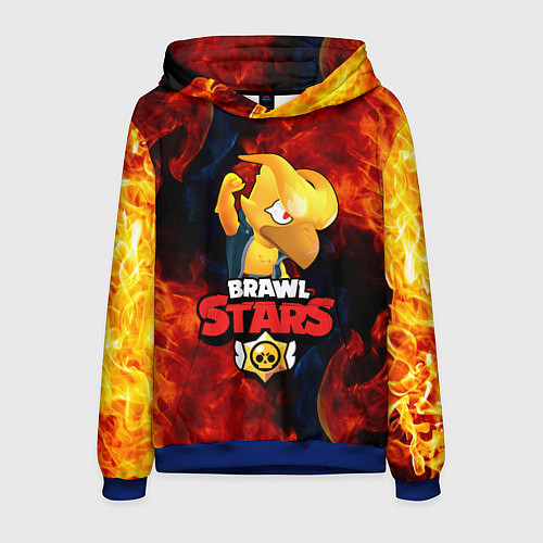 Мужская толстовка BRAWL STARS CROW PHOENIX / 3D-Синий – фото 1