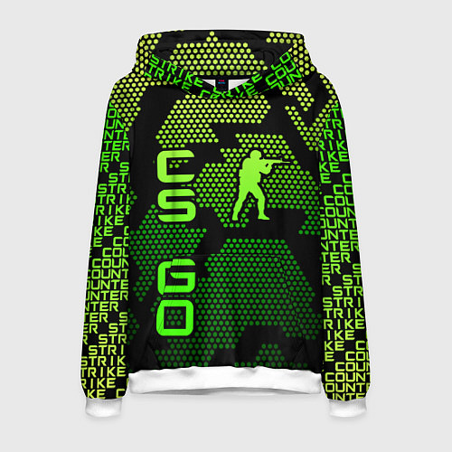 Мужская толстовка CS GO Oko / 3D-Белый – фото 1