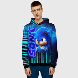 Толстовка-худи мужская Sonik, цвет: 3D-черный — фото 2