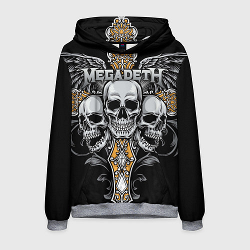 Мужская толстовка Megadeth / 3D-Меланж – фото 1