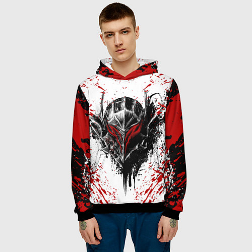 Мужская толстовка BERSERK / 3D-Черный – фото 3