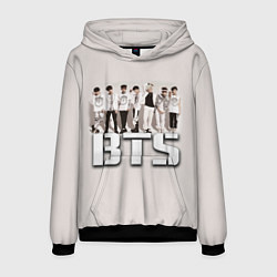 Толстовка-худи мужская BTS, цвет: 3D-черный