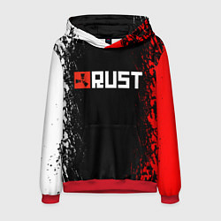 Толстовка-худи мужская RUST, цвет: 3D-красный
